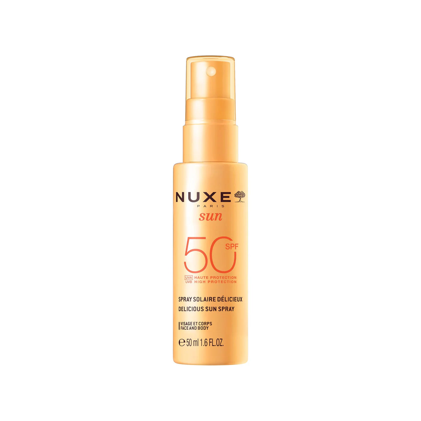 Nuxe sun spray solaire delicieux spf 50 50ml