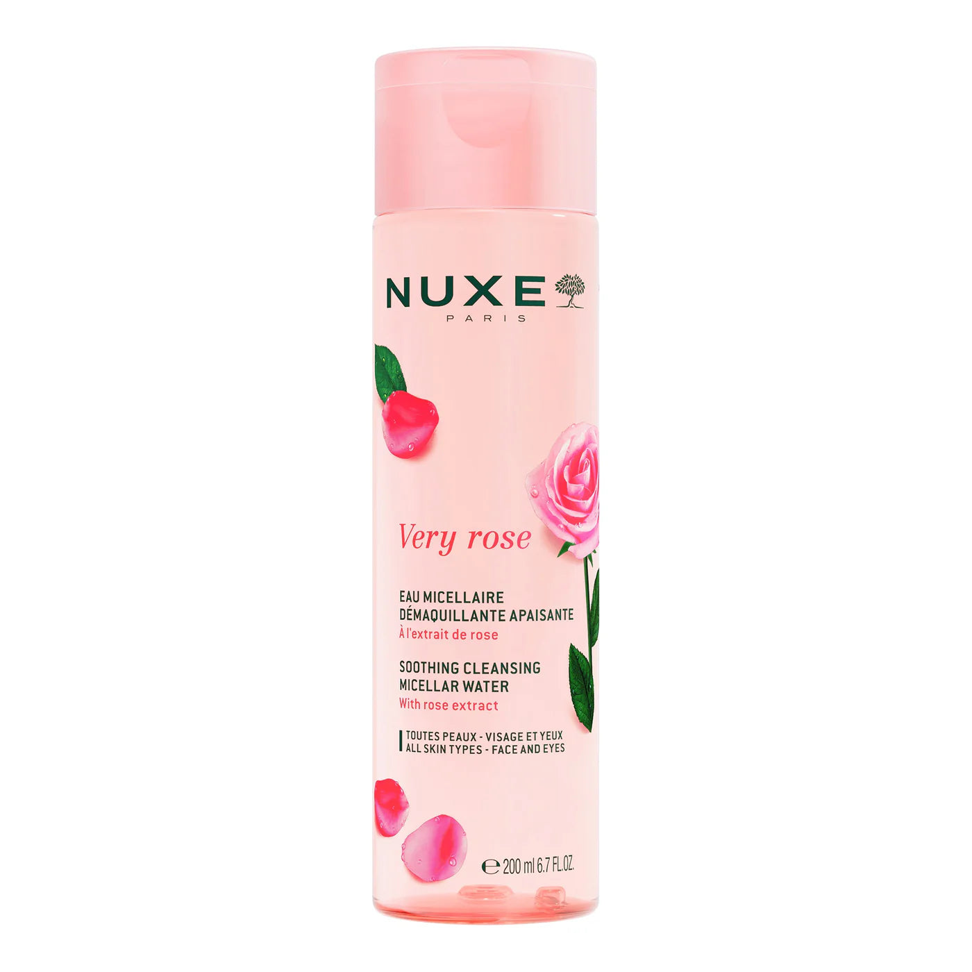 Nuxe very rose eau micellaire demaquillant ps 200ml