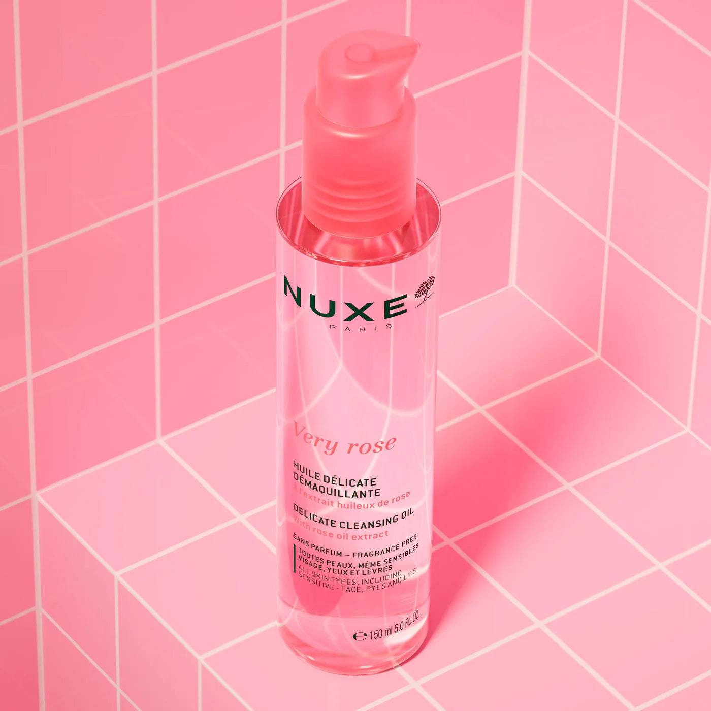 Nuxe very rose huile demaquillante 150ml