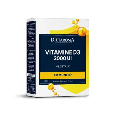 Dietaroma Vitamine D3 2000UI 40 comprimés