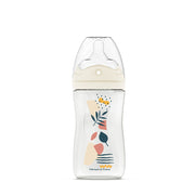 Dodie biberon multi perforé 270 ml rose 0-6 mois débit 2