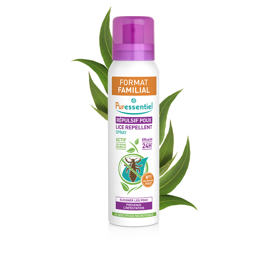 Puress anti poux spray repulsif 24h format fam 200ml