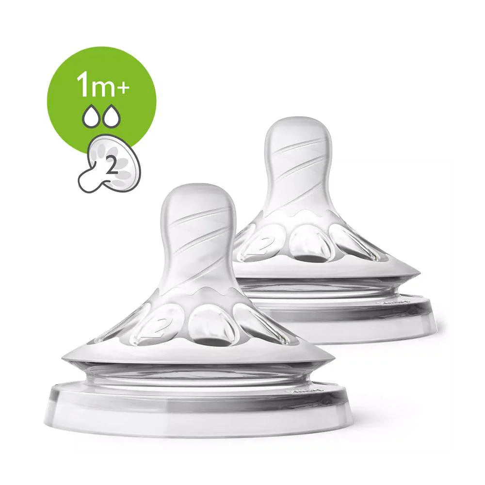 Philips avent avent 2 tetines- 1m+ / 2t