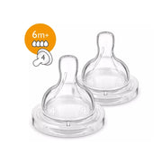 Philips avent avent 2 tetines-6m+ / 4t