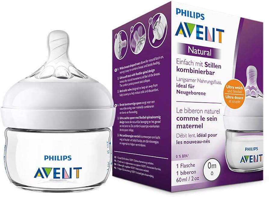 Philips avent biberon natural 60 ml / 2oz single