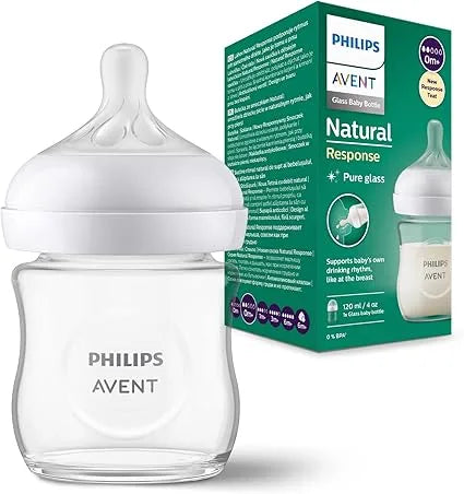 Philips avent biberon natural en verre 3.0 teat 0m+ 125ml