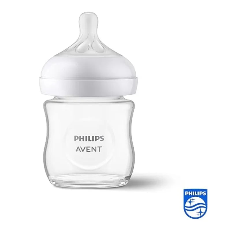 Philips avent biberon natural en verre 3.0 teat 0m+ 125ml