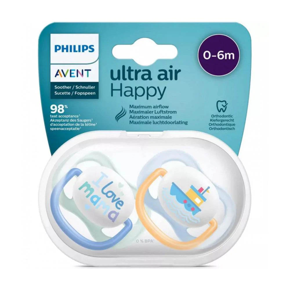 Philips avent sucette air 0-6m boy