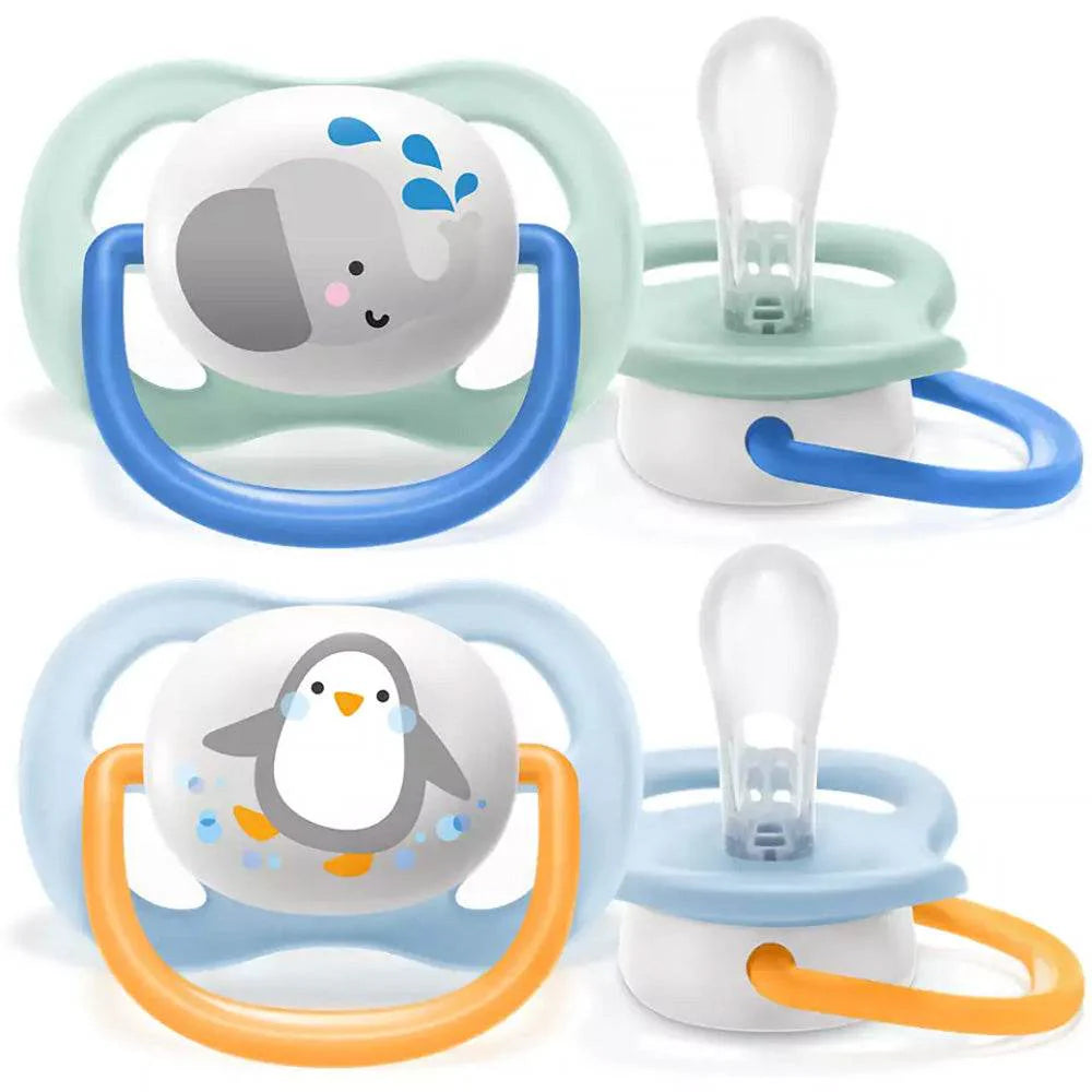 Philips avent sucette ortho 0-6m boy elep/peng