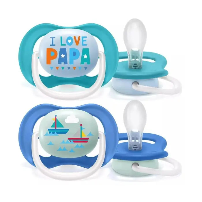 Philips avent sucette ortho 6-18m boy pap/boat
