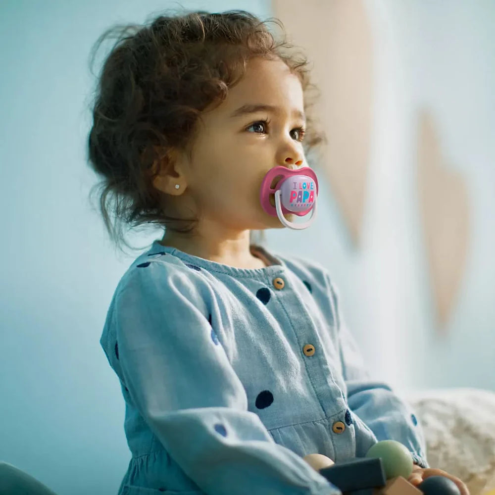 Philips avent sucette ortho 6-18m girl pap/ballo
