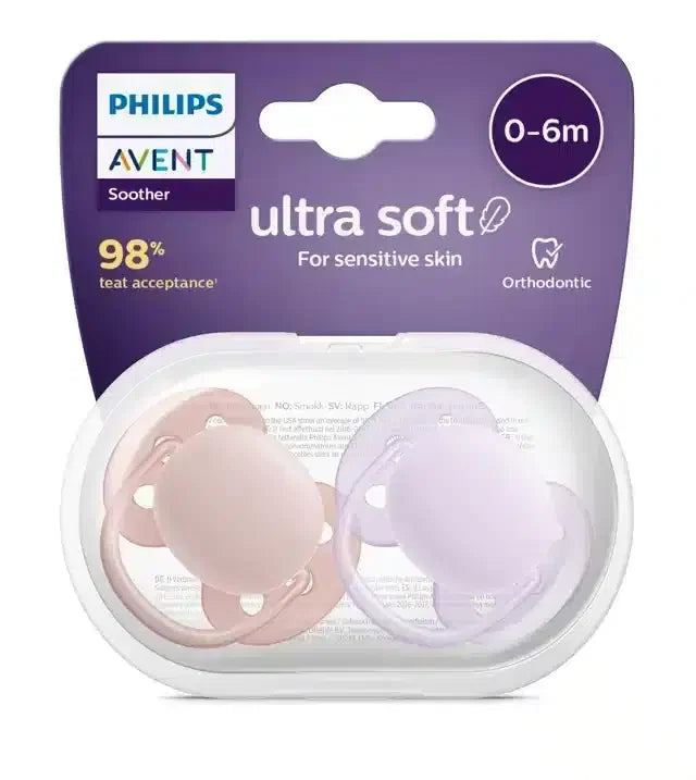 Philips avent sucette soft 0-6m girl