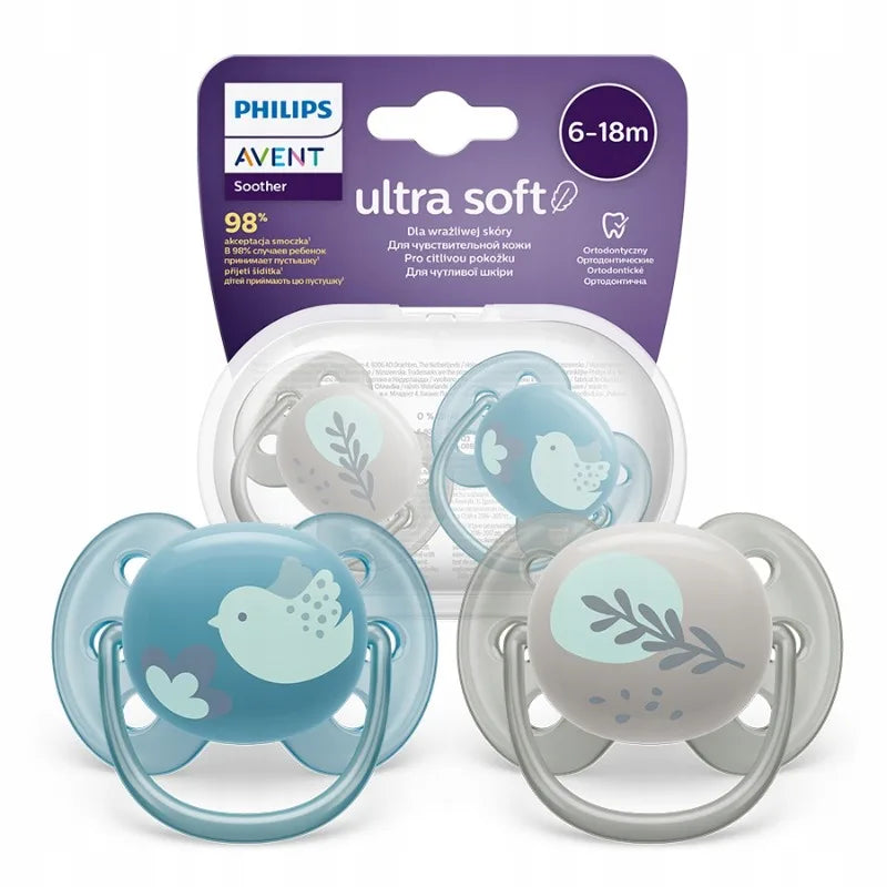 Philips avent sucette soft 6-18m boy