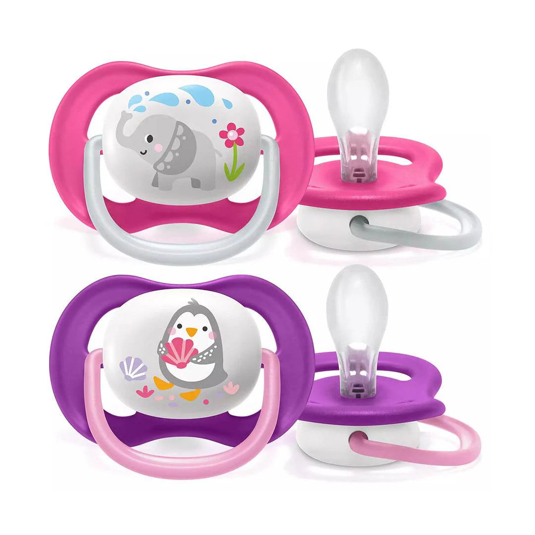 Philips avent sucette soft 6-18m girl