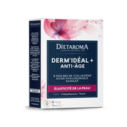 Dietaroma DermIdéal 5000mg Collagène Acide Hyaluronique SkinAx² Anti-âge 20 ampoules