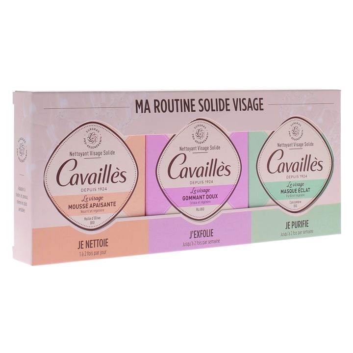 Rogé cavaillès coffret routine solide visage