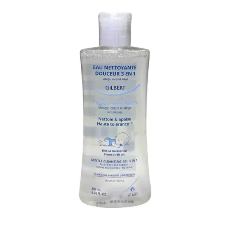 Gilbert Eau nettoyante douceur 3 en 1 200ml