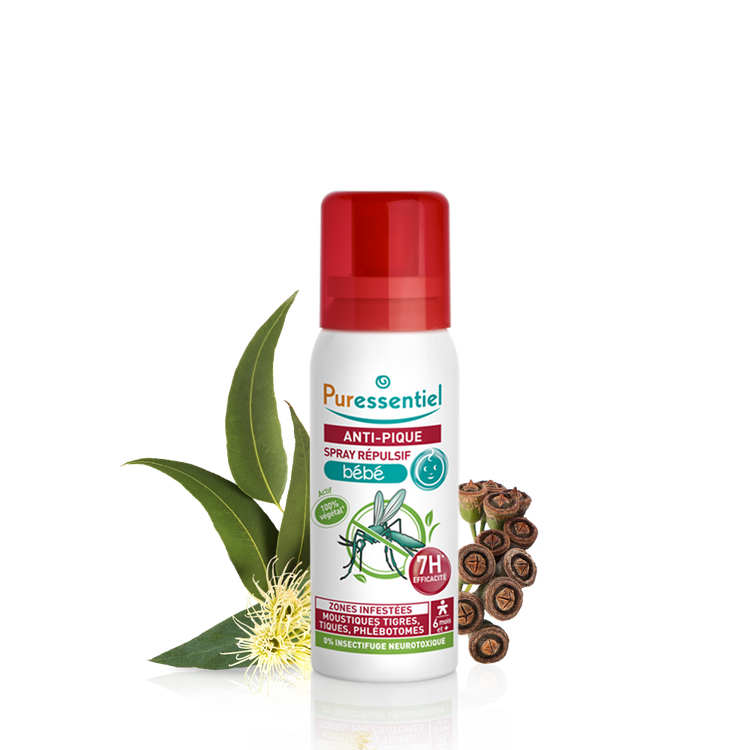 Puress anti pique spray repulsif bebe 60ml