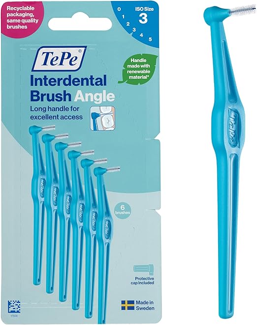 TePe Brossette Interdentaire Angle 0.6 mm Bleu Taille 3 - 6 pcs