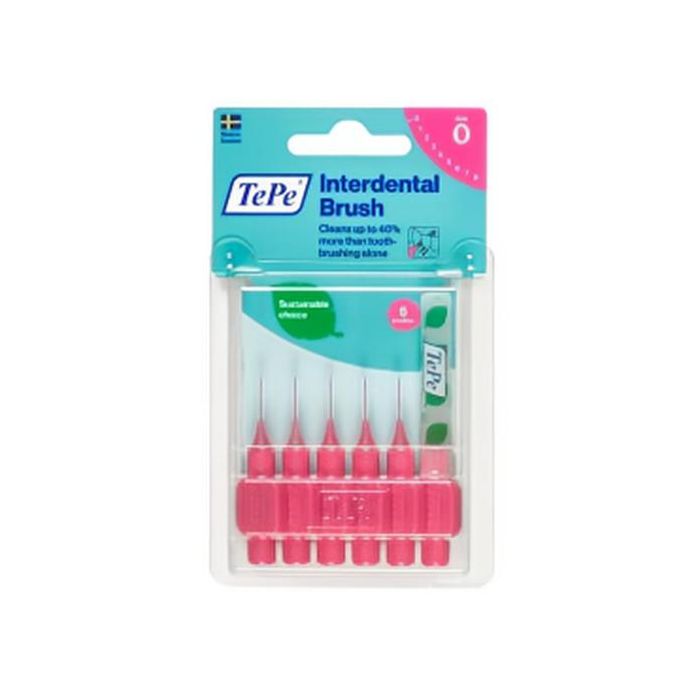 TePe Brossette Interdentaire Original 0.4 mm Rose Taille 0 - 6 pcs