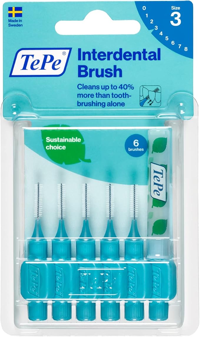 TePe Brossette Interdentaire Original 0.6 mm Bleu Taille 3 - 6 pcs
