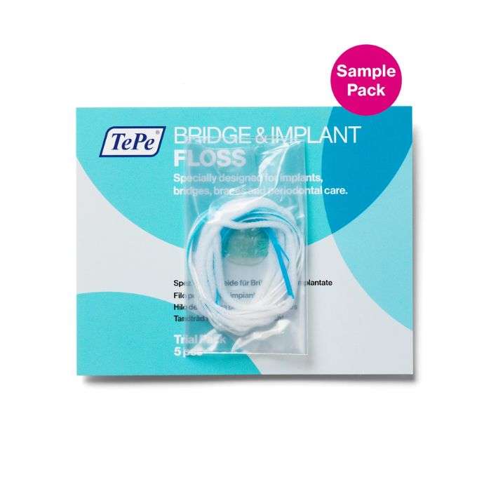 TePe Fil Dentaire Bridge & Implant - 5 pcs