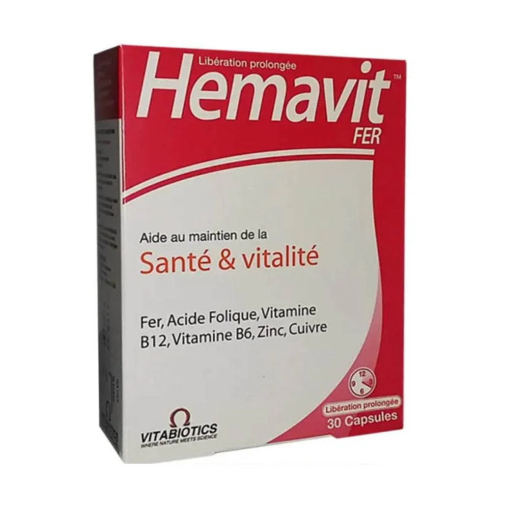 Vitabiotics Hemavit Fer 30 capsules