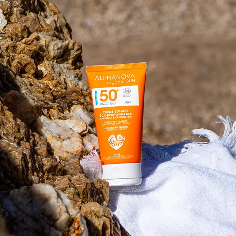 Alphanova Crème Solaire Visage Très Haute Protection SPF 50+