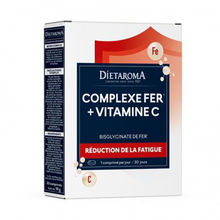 Dietaroma Complexe Fer + Vitamine C 30 comprimés