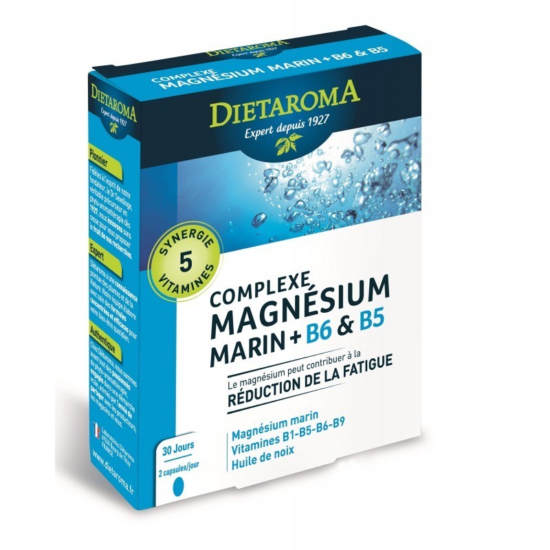 Dietaroma Complexe Magnésium Marin + B6 & B5 60 capsules