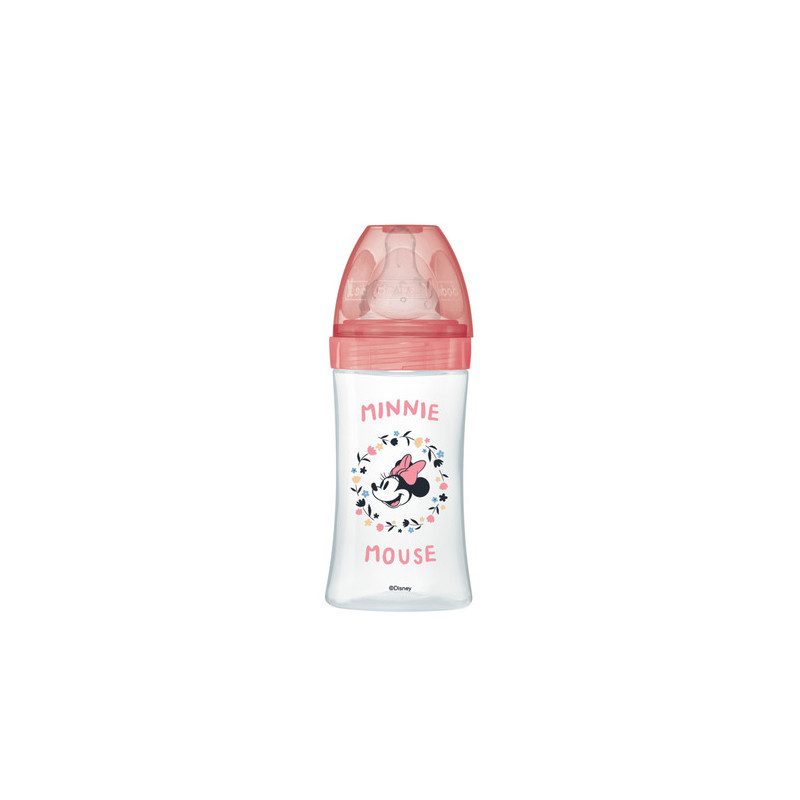 Dodie biberon initiation+ 270 ml Minnie rose 0-6 mois