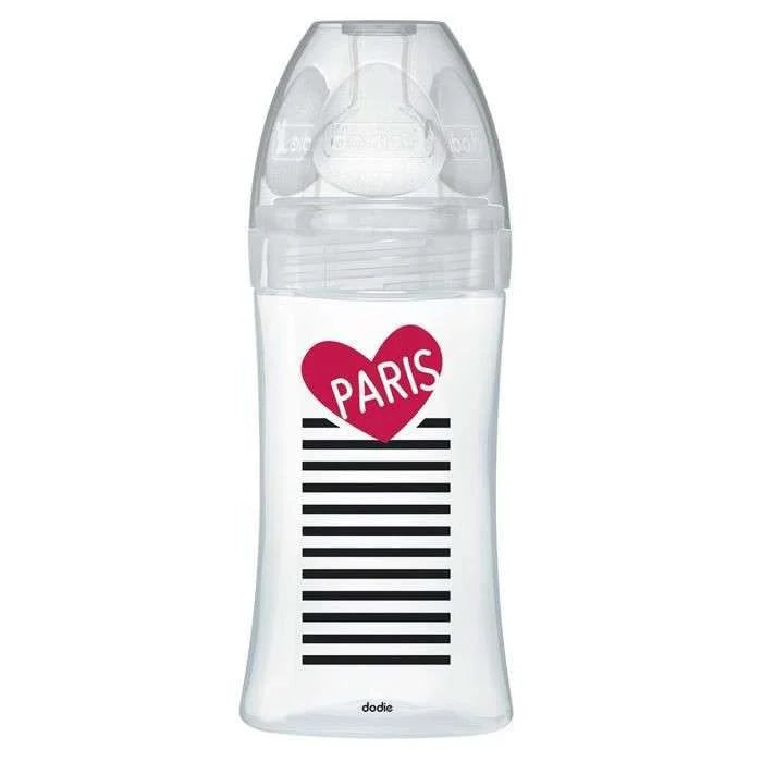 Dodie biberon sensation+ verre 270 ml Paris 0-6 mois