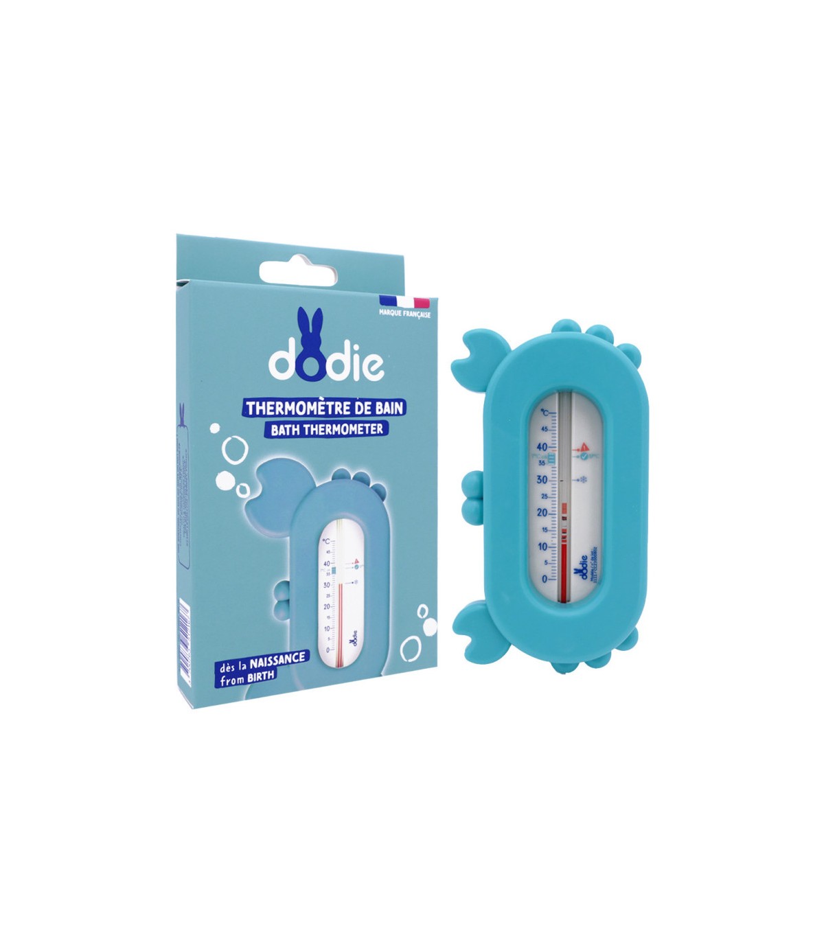 Dodie thermomètre de bain crabe