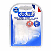 Dodie tétines initiation+ débit 1 0-6 mois x2