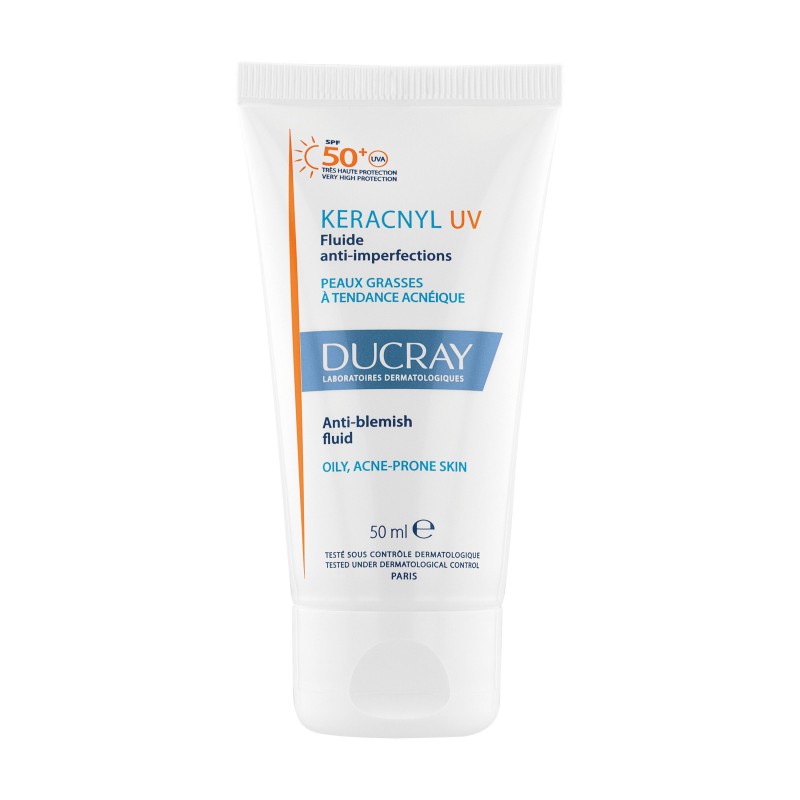 Ducray keracnyl uv 50+ fluide anti imperfection 50ml