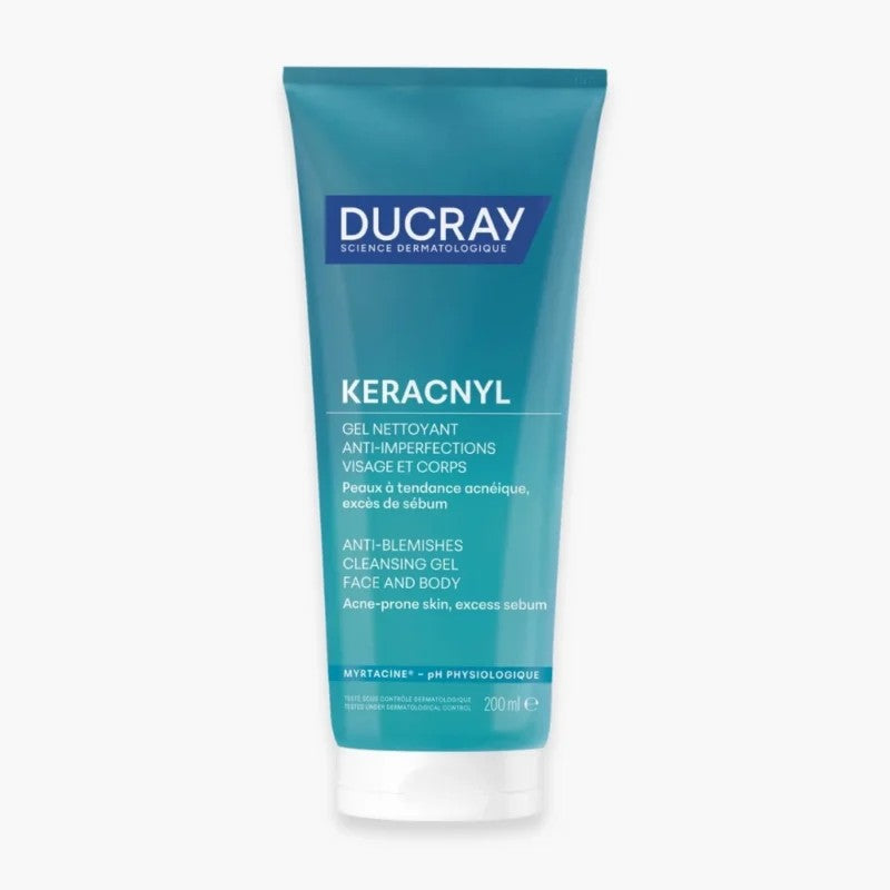 Ducray keracnyl gel 200 ml nc mv