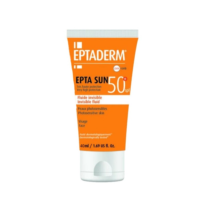 Eptaderm epta sun 50+ fluide invisible (50 ml)