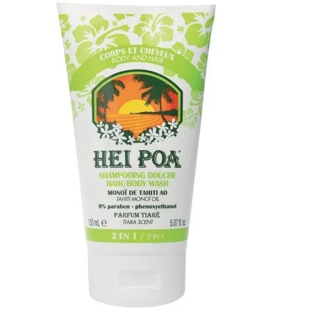 Hei Poa shampoing douche corps et cheveux tiare 150ml