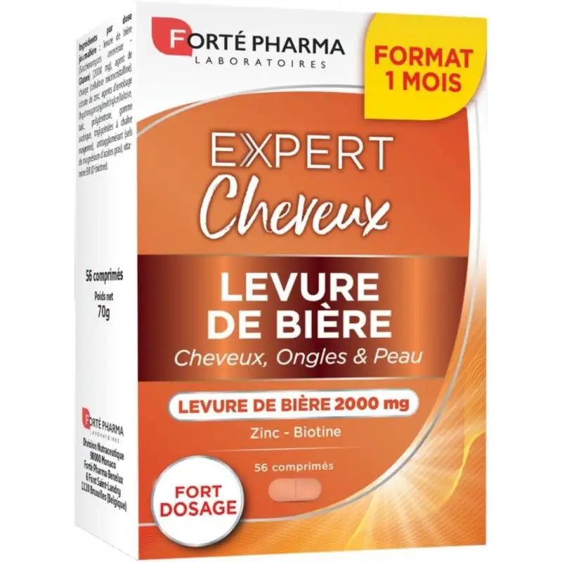 Forté Pharma Expert Cheveux Levure de bière 56 comprimés