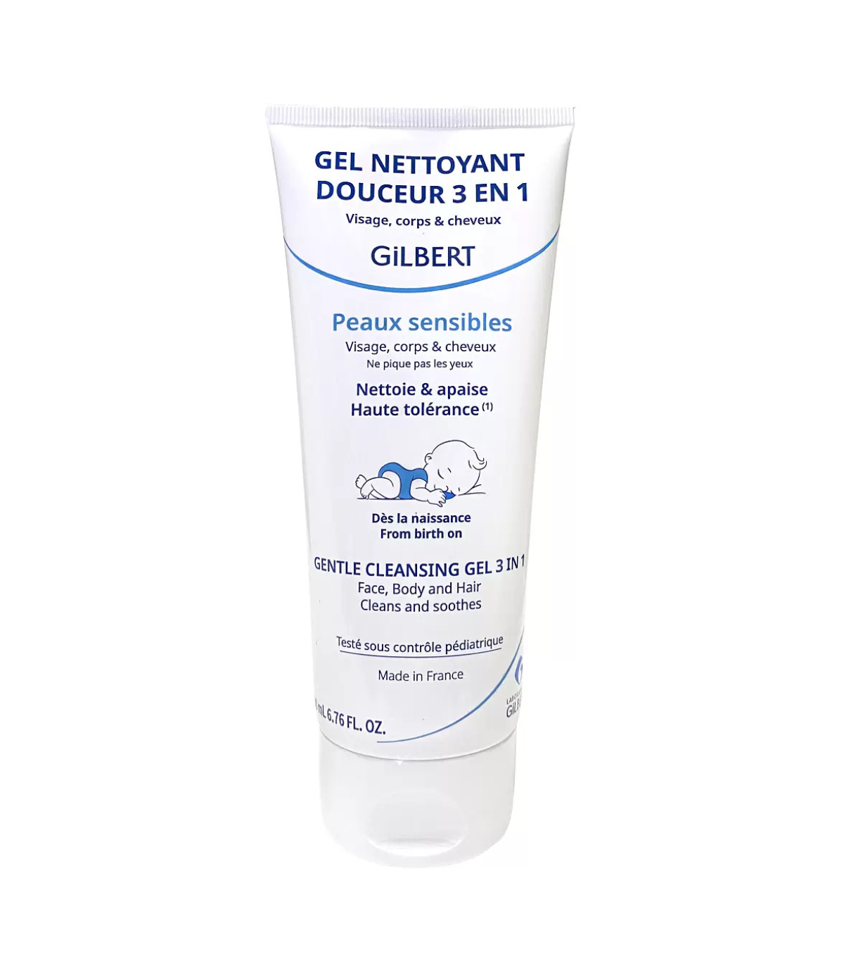 Gilbert Gel nettoyant douceur 3 en 1 200ml