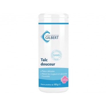 Gilbert Talc Douceur, flacon poudreur 100g