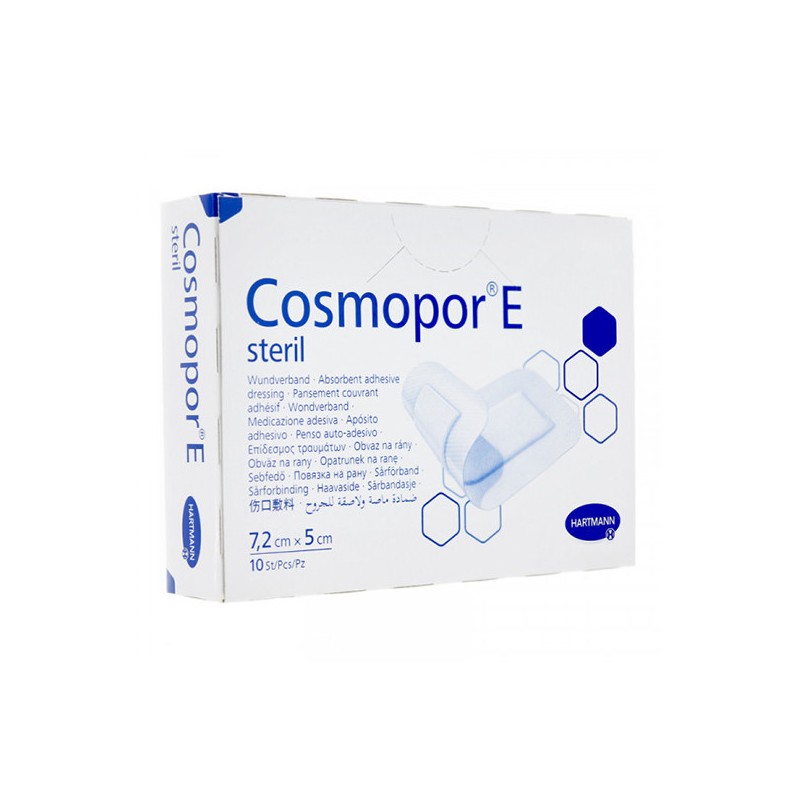 Hartmann cosmopor e sterile pansement adhesif 7,2*5cm x10u