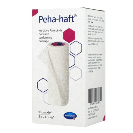 Hartmann peha haft latex free bande de fixation 10cm x 4m