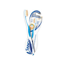 Sanogyl brosse a dents interdentaire medium rose bleu vert