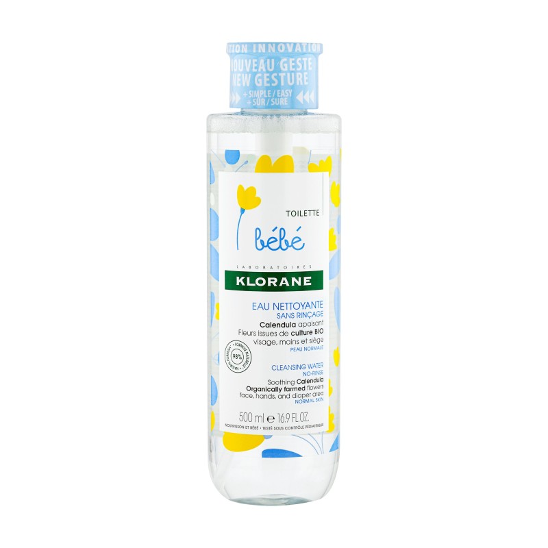 Klorane bb eau nettoyante nf 500ml mv