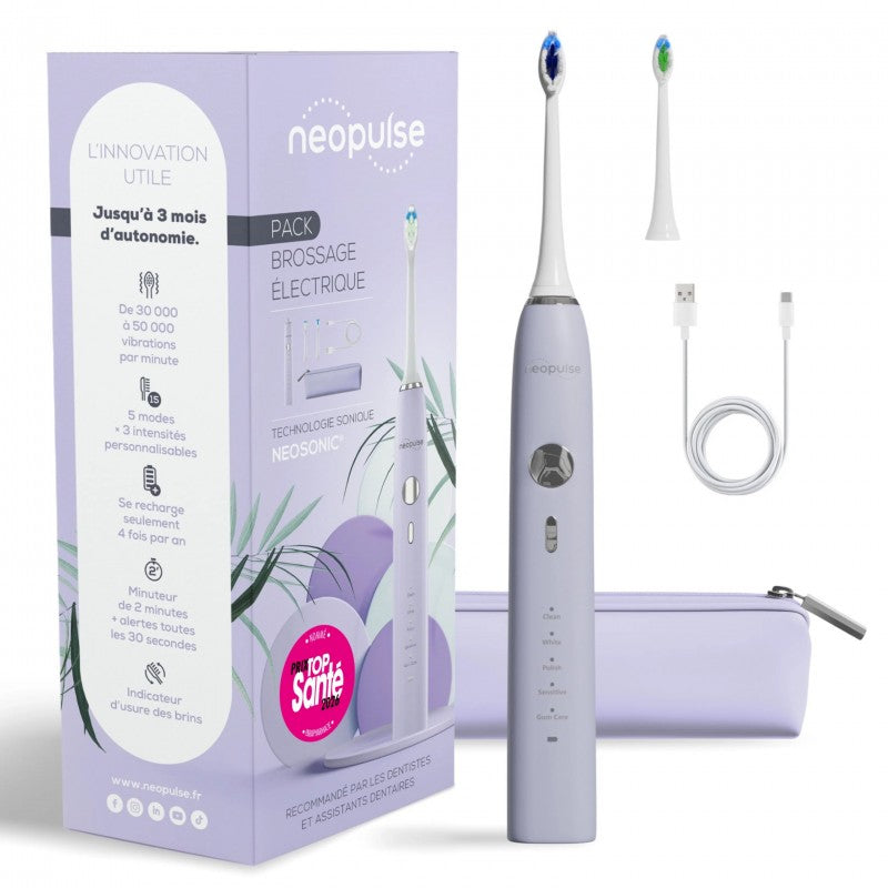 Neopulse brosse a dents electrique neosonic mauve