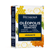 Dietaroma Oléopolis Nez Gorge Bronches 60 capsules