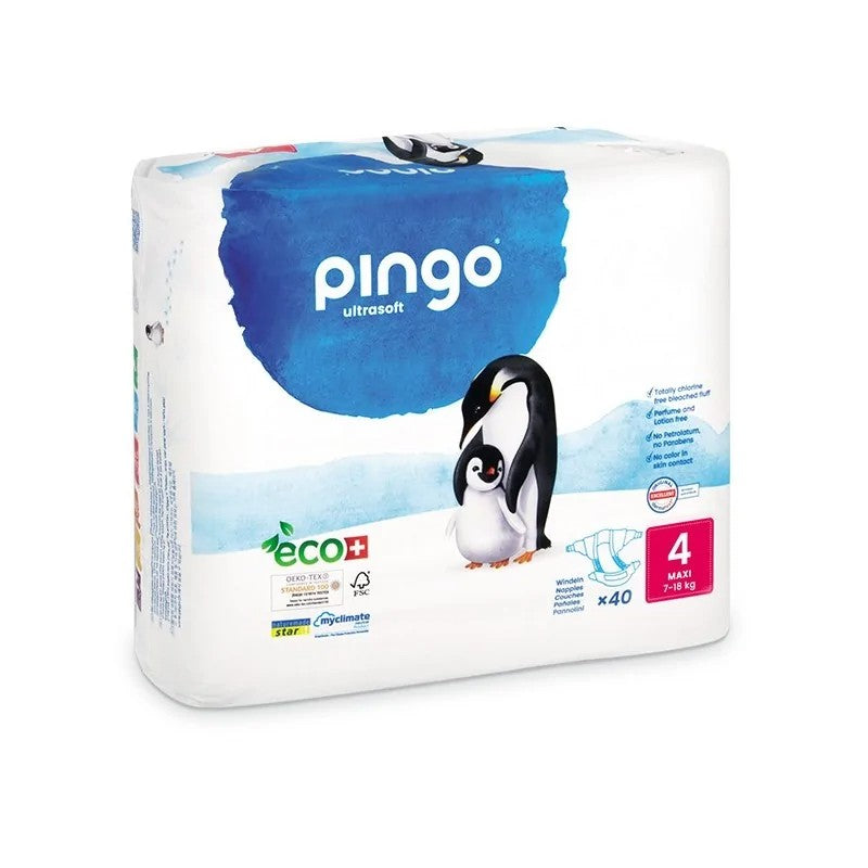 Pingo Couches Maxi taille 4 (7-18 kg) sachet de 40 couches