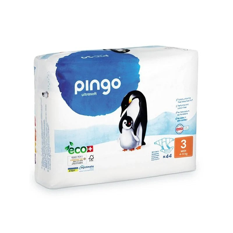 Pingo Couches Midi taille 3 (4-9 kg) sachet de 44 couches