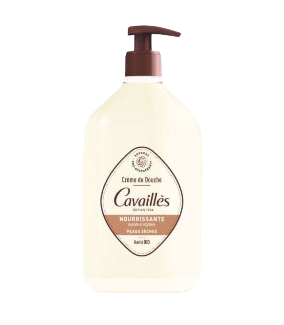Rogé cavaillès creme de douche nourrissante karite bio 750 ml